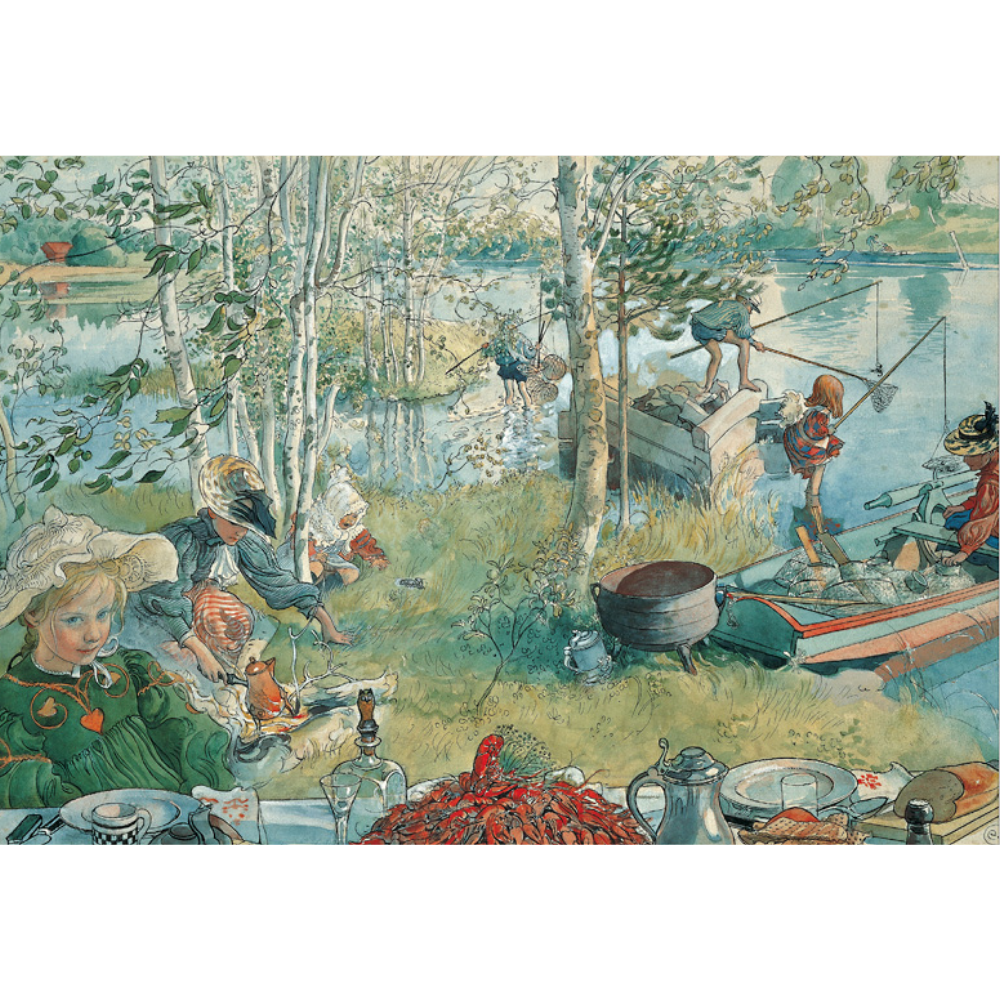 Carl Larsson: Crayfishing - Thirsty Meeples