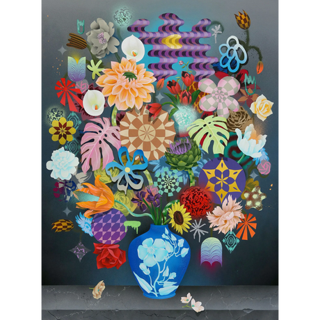 Casey Gray: Still Life with Flowers - Thirsty Meeples