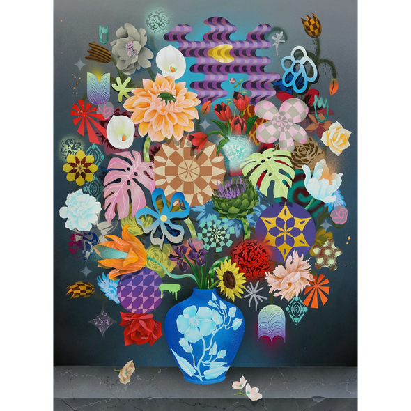 Casey Gray: Still Life with Flowers (1000 Pieces)