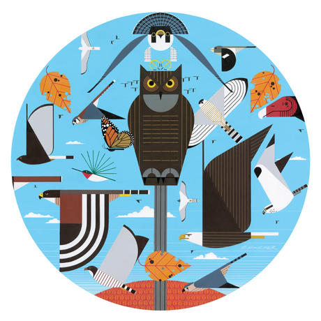 Charley Harper: Hawk Mountain - Thirsty Meeples