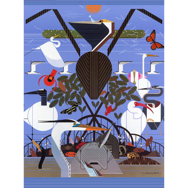 Charley Harper: Coastal Creatures - Thirsty Meeples