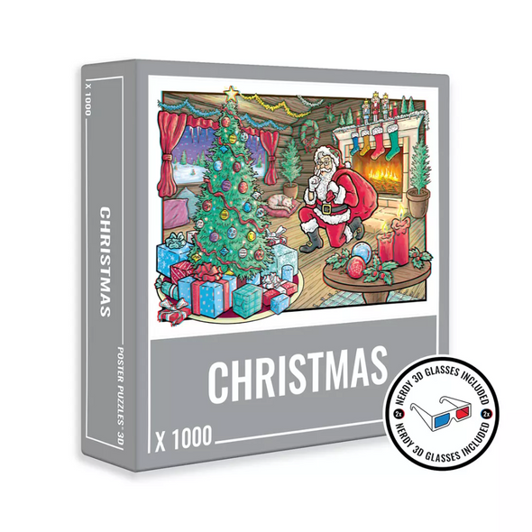 Christmas 3D Jigsaw Puzzle (1000 Pieces)