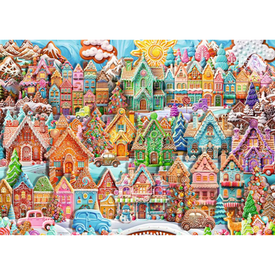 Christmas Cookie Village (1000 Pieces)