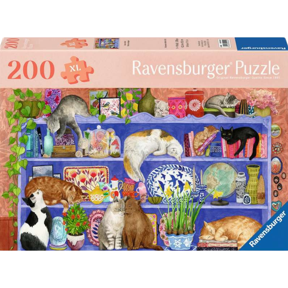 Cats on Shelf