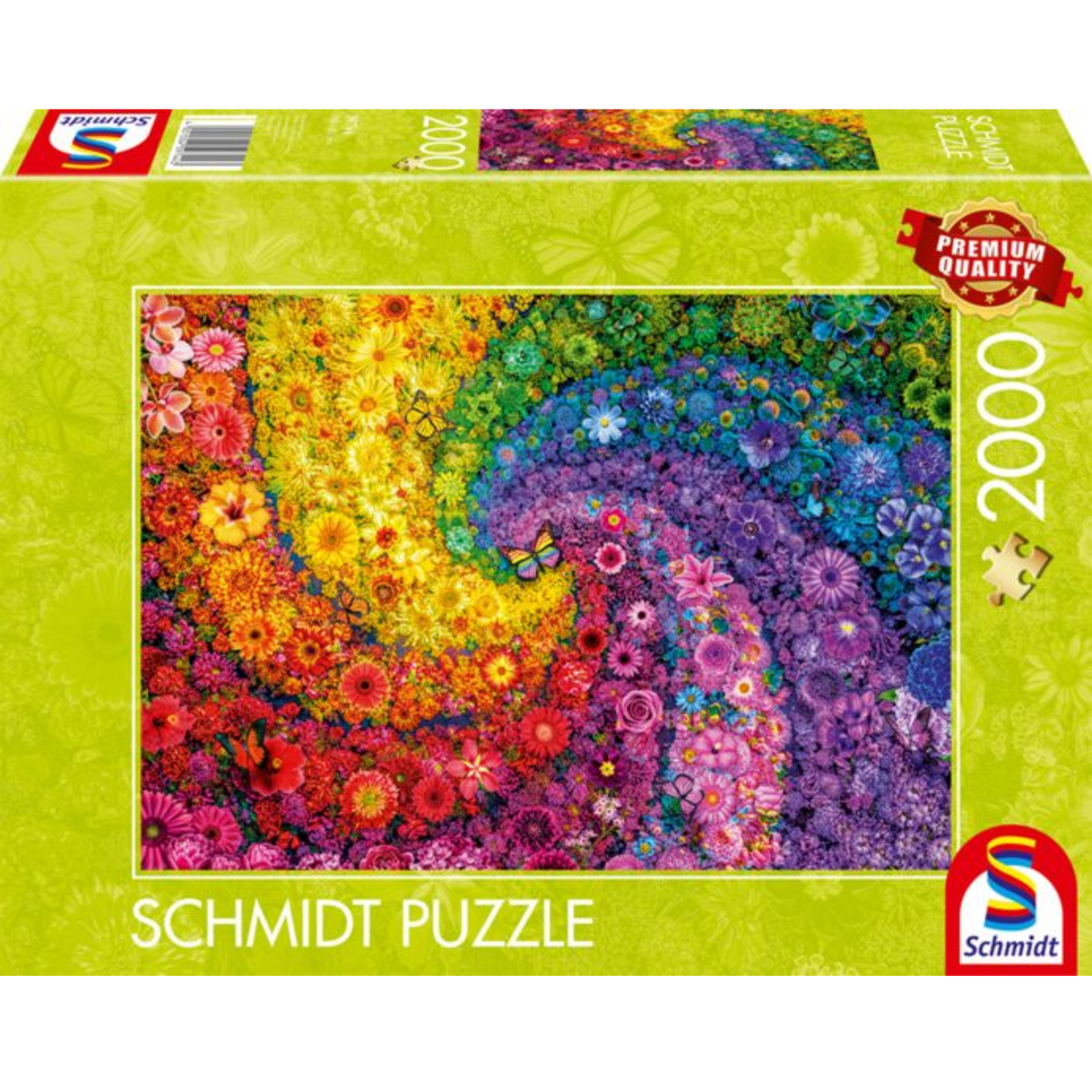 Colourful Swirl of Flowers