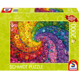 Colourful Swirl of Flowers