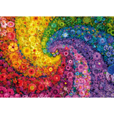 Colourful Swirl of Flowers