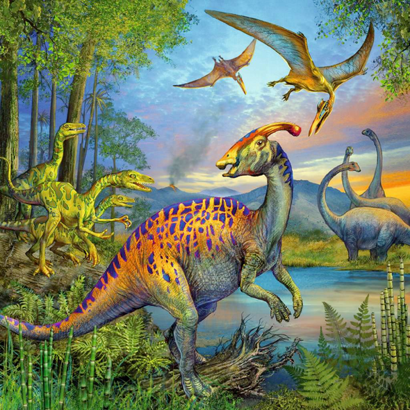 Dinosaur Fascination (3x49 Pieces)