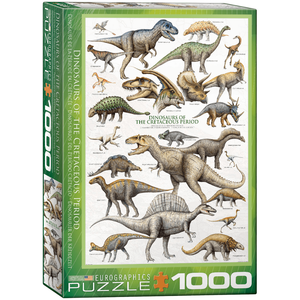 Dinosaurs of the Cretaceous Period (1000 Pieces)