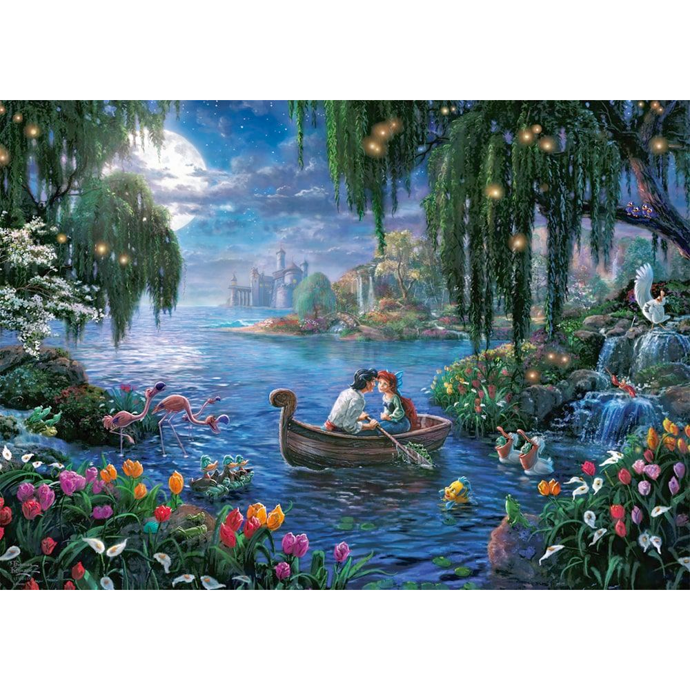 Disney Dreams Collection: The Little Mermaid and Prince Eric (1000 Pieces) - Thirsty Meeples