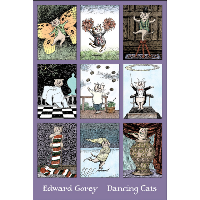 Edward Gorey: Dancing Cats - Thirsty Meeples