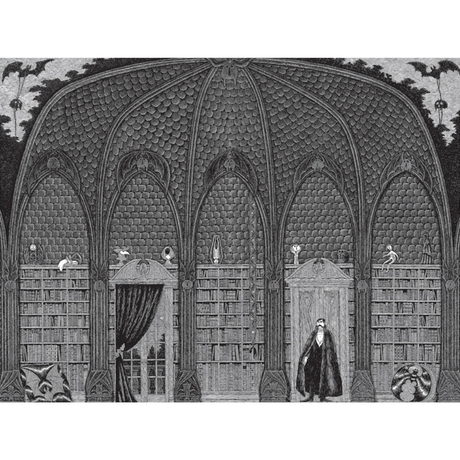 Edward Gorey: Dracula in Dr. Seward's Library - Thirsty Meeples