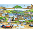 Ravensburger adult puzzle titled "Escape to Cornwall" featuring a scenic coastal landscape of Cornwall, perfect for puzzle enthusiasts.