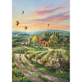 Thomas Kinkade: Peaceful Valley Vineyard