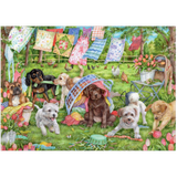 Puppies in the Garden