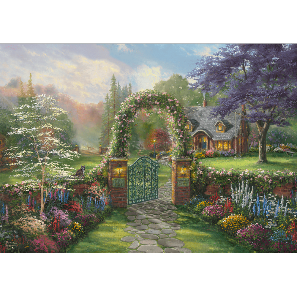 Thomas Kinkade: Hummingbird Cottage