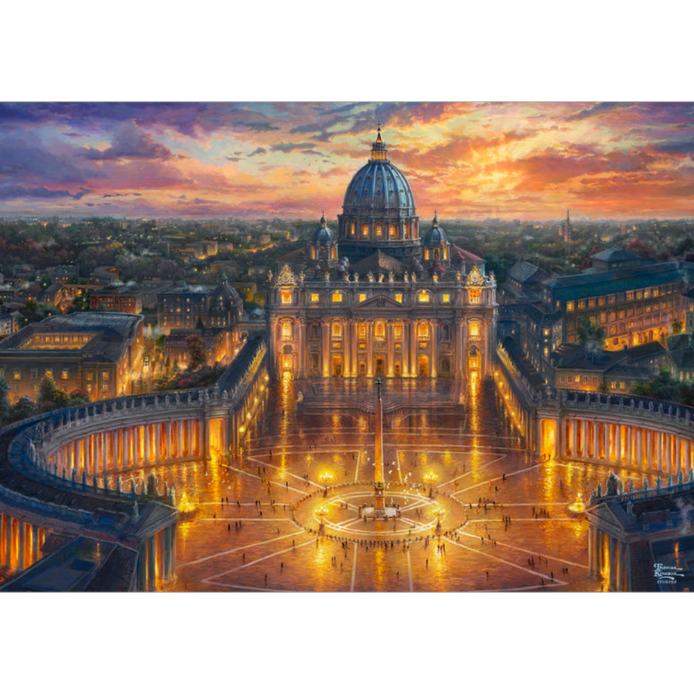 Thomas Kinkade: Vatican Sunset