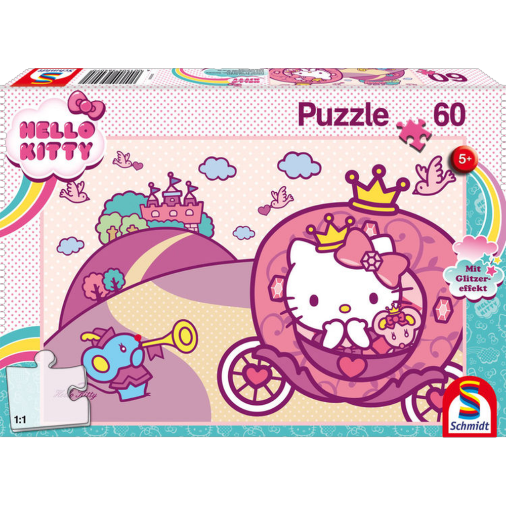 Hello Kitty: Princess Kitty with glitter-effect