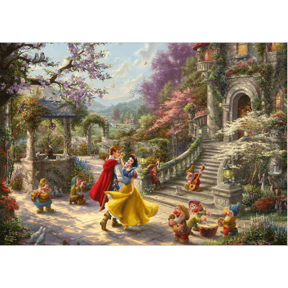 Thomas Kinkade: Snow White Dancing with the Prince