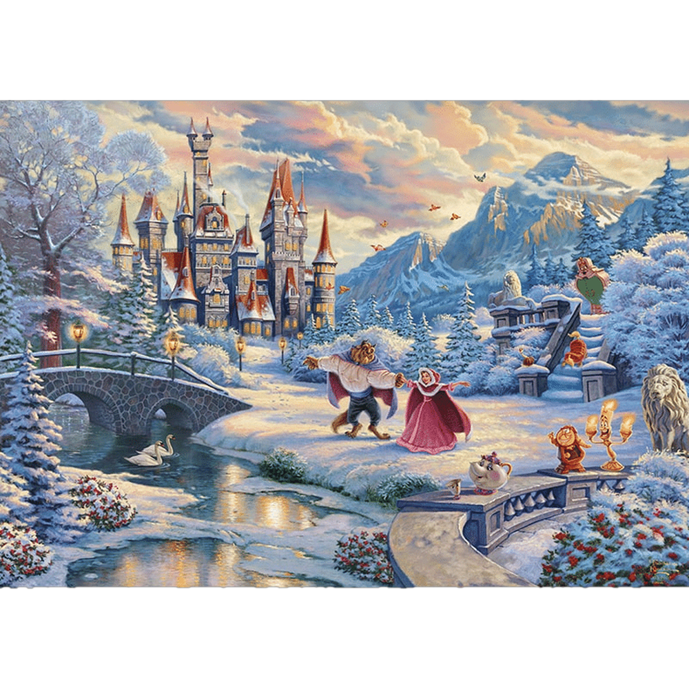 Thomas Kinkade: Beauty & the Beast Winter Enchantment