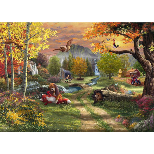 Thomas Kinkade: Disney The Fox and the Hound (PRE-ORDER) - Thirsty Meeples