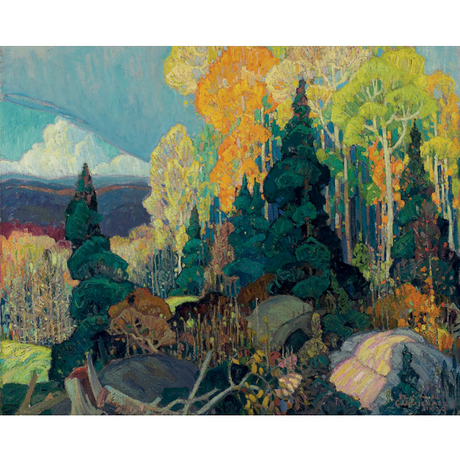 Franklin Carmichael: Autumn Hillside - Thirsty Meeples