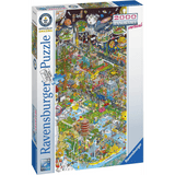 Ravensburger Guinness World Records adult puzzle featuring colorful record-breaking achievements and vibrant imagery.