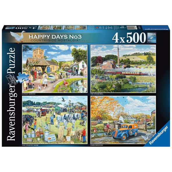 Happy Days No.3 Countryside Nostalgia (4x500 Pieces)