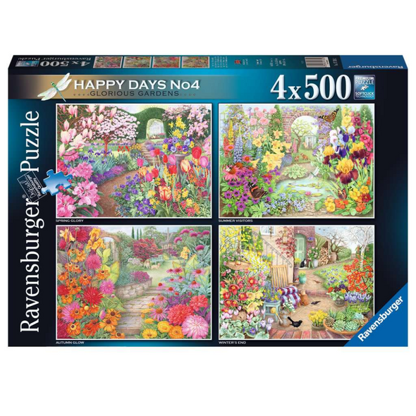Happy Days No.5 Glorious Gardens (4x500 Pieces)