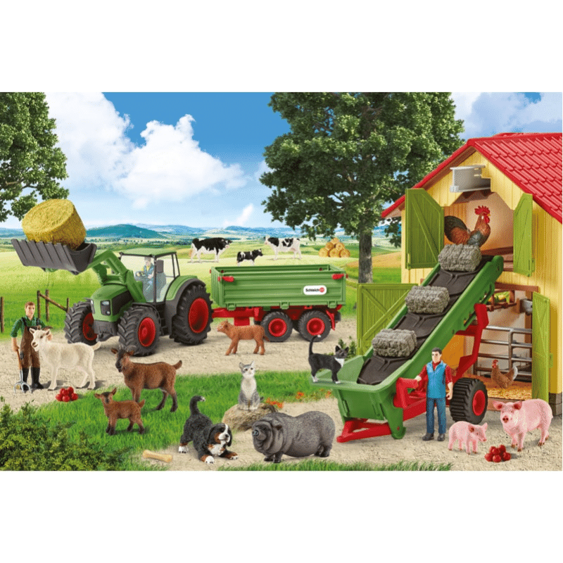 Hay Harvest on the Farm
