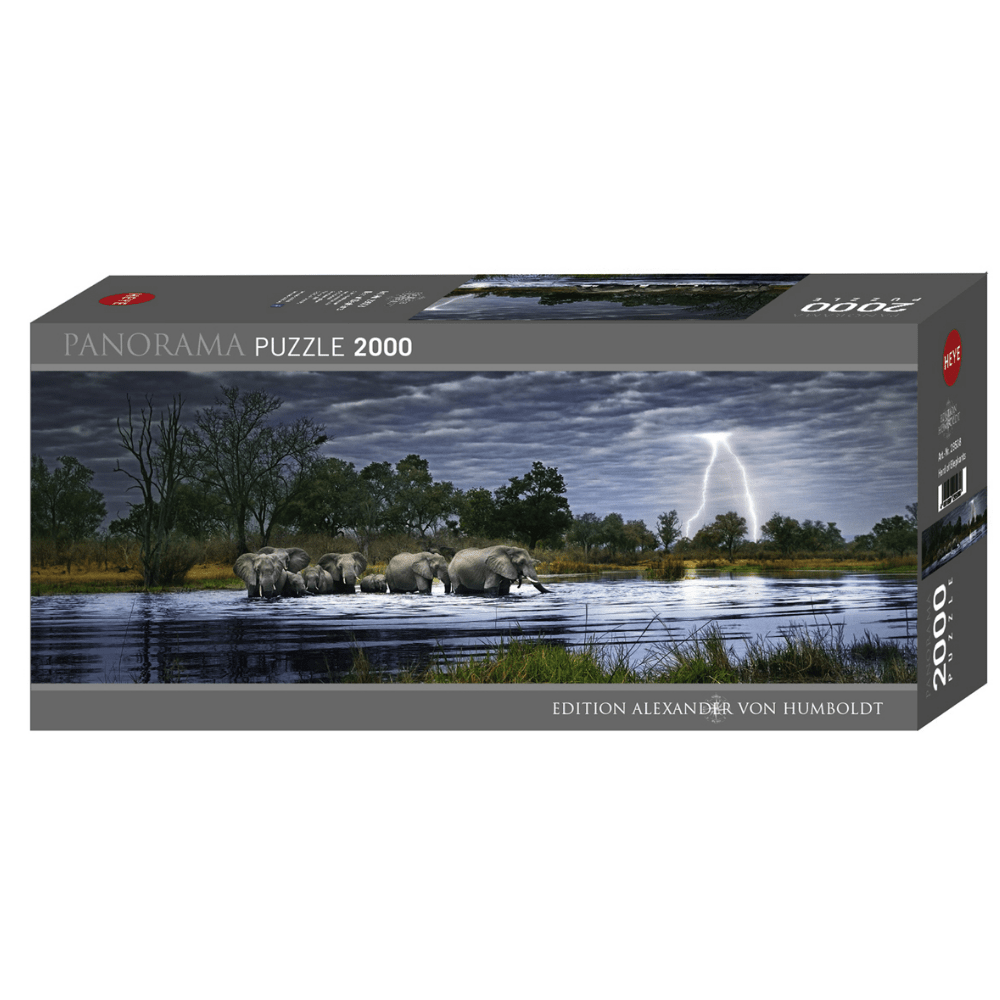 Herd of Elephants (2000 Pieces)