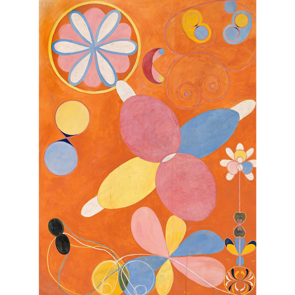 Hilma af Klint 120-Piece Double-Sided Jigsaw Puzzle Set