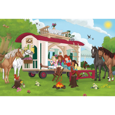 Horse Club: Campfire at the Caravan (100 Pieces)