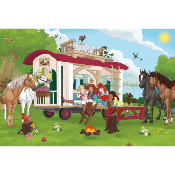 Horse Club: Campfire at the Caravan (100 Pieces)