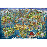 Illustrated World Map