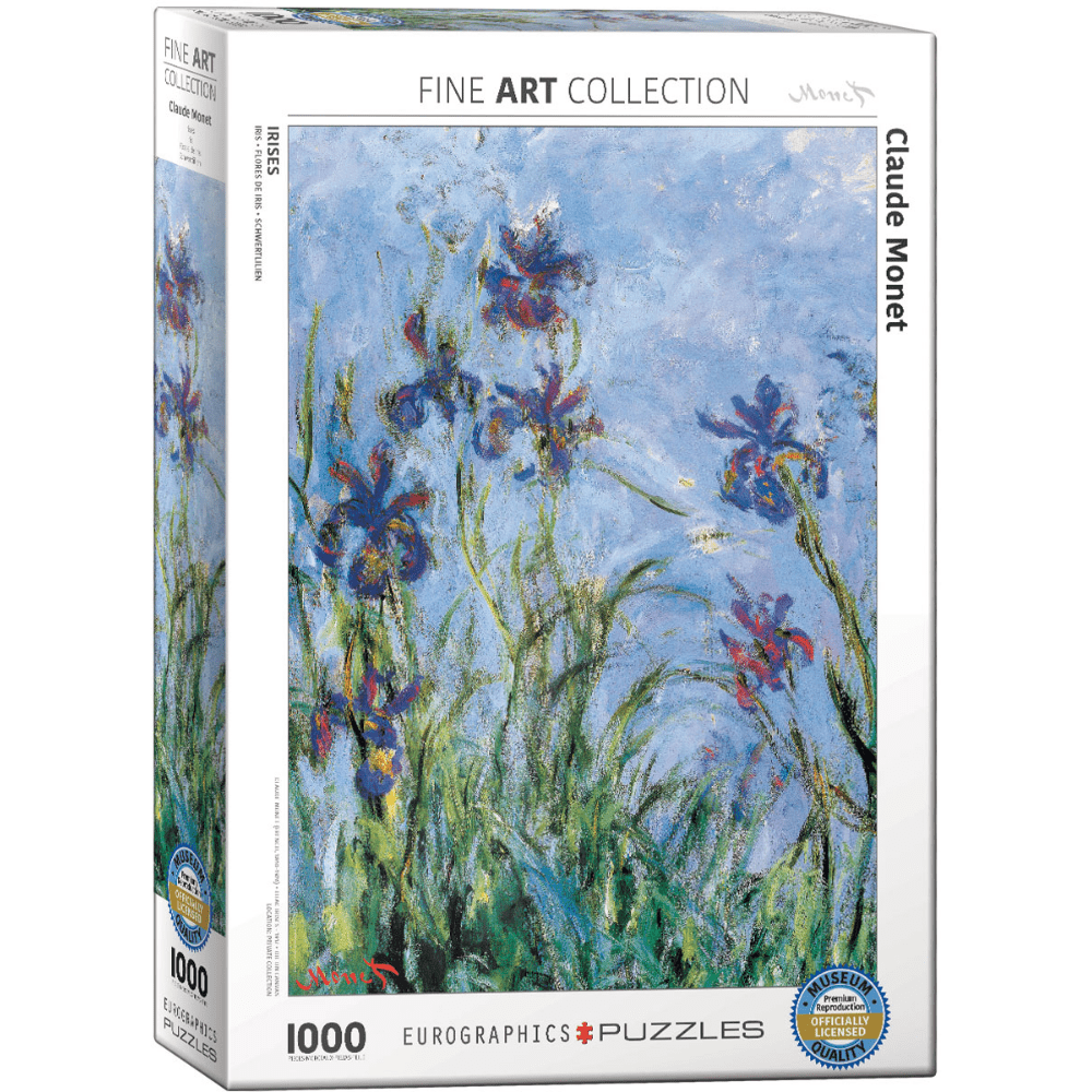 Claude Monet: Irises (Detail) (1000 Pieces)