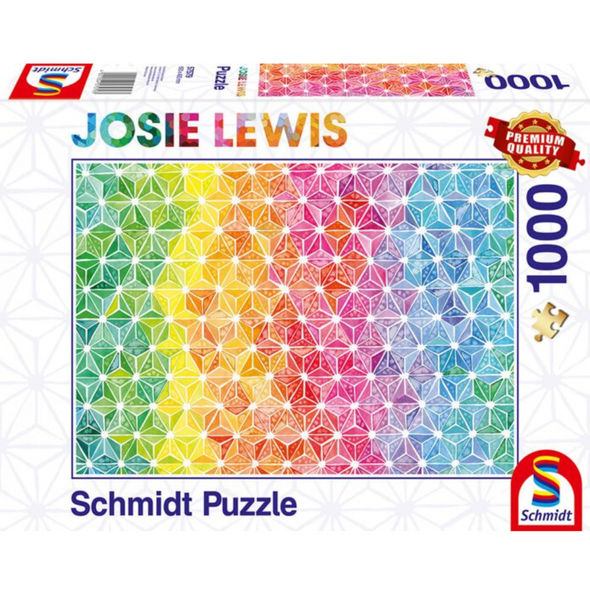 Josie Lewis: Colourful Triangles (1000 Pieces)