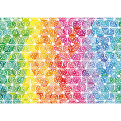 Josie Lewis: Colourful Triangles (1000 Pieces)