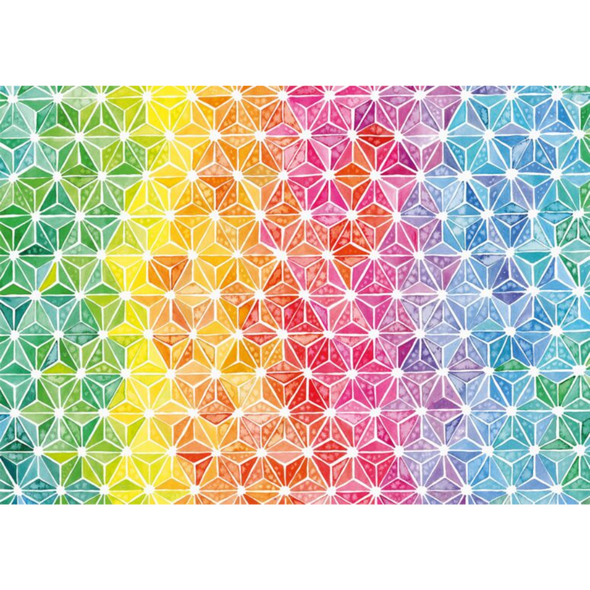 Josie Lewis: Colourful Triangles (1000 Pieces)