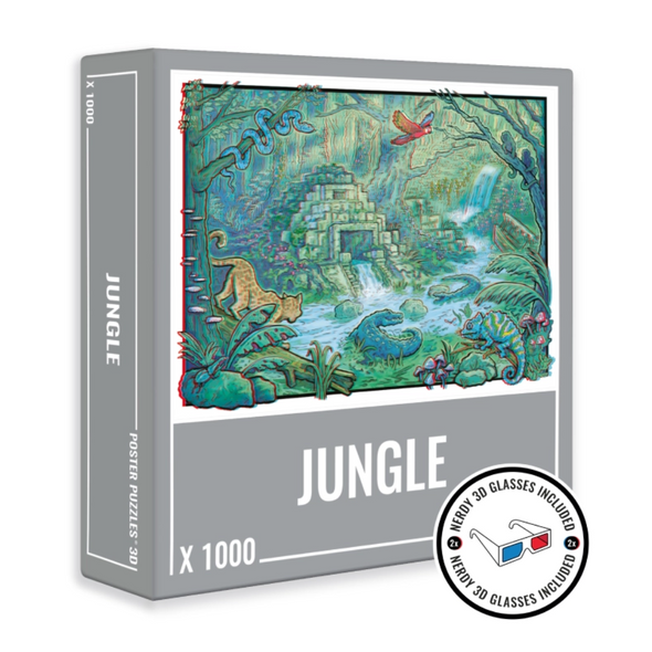 Jungle 3D Jigsaw Puzzle (1000 Pieces)