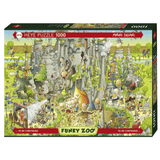 Funky Zoo: Jurassic Habitat (1000 Pieces)