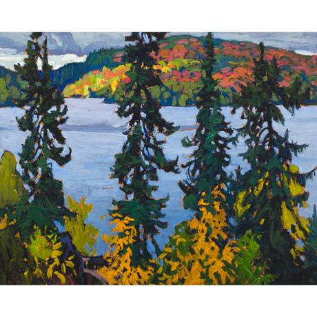 Lawren S. Harris: Montreal River - Thirsty Meeples