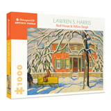 Lawren S. Harris: Red House and Yellow Sleigh - Thirsty Meeples