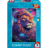 Lion in the Wind of Colours