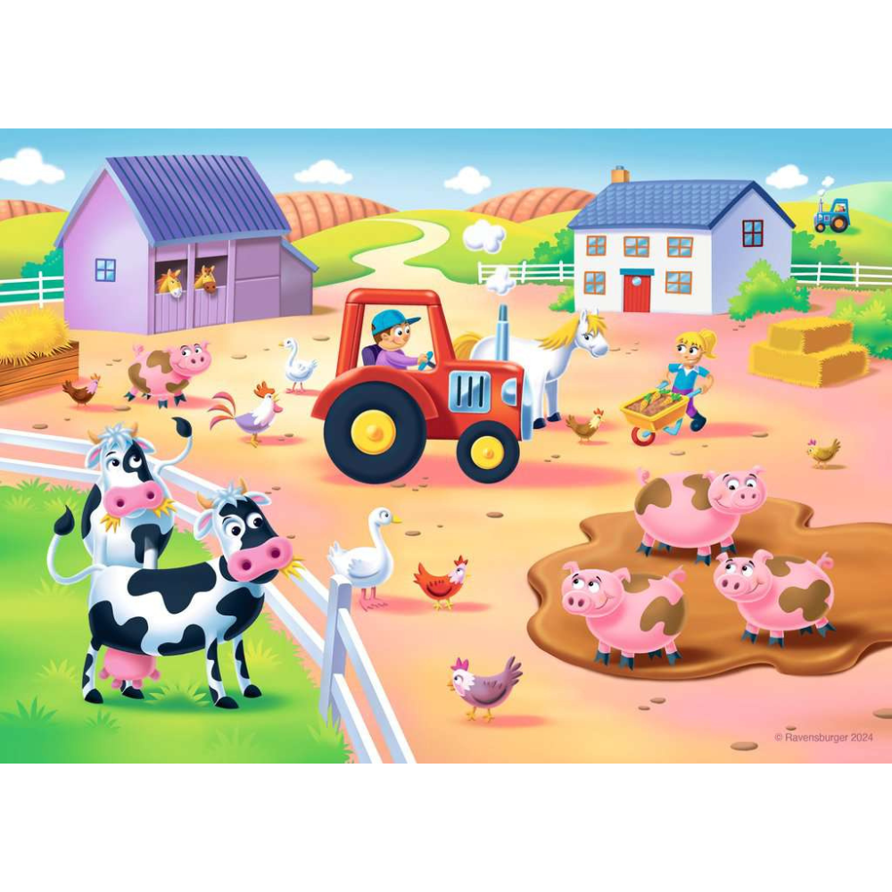 How Many Animals Can You Count?  (4 in a Box)