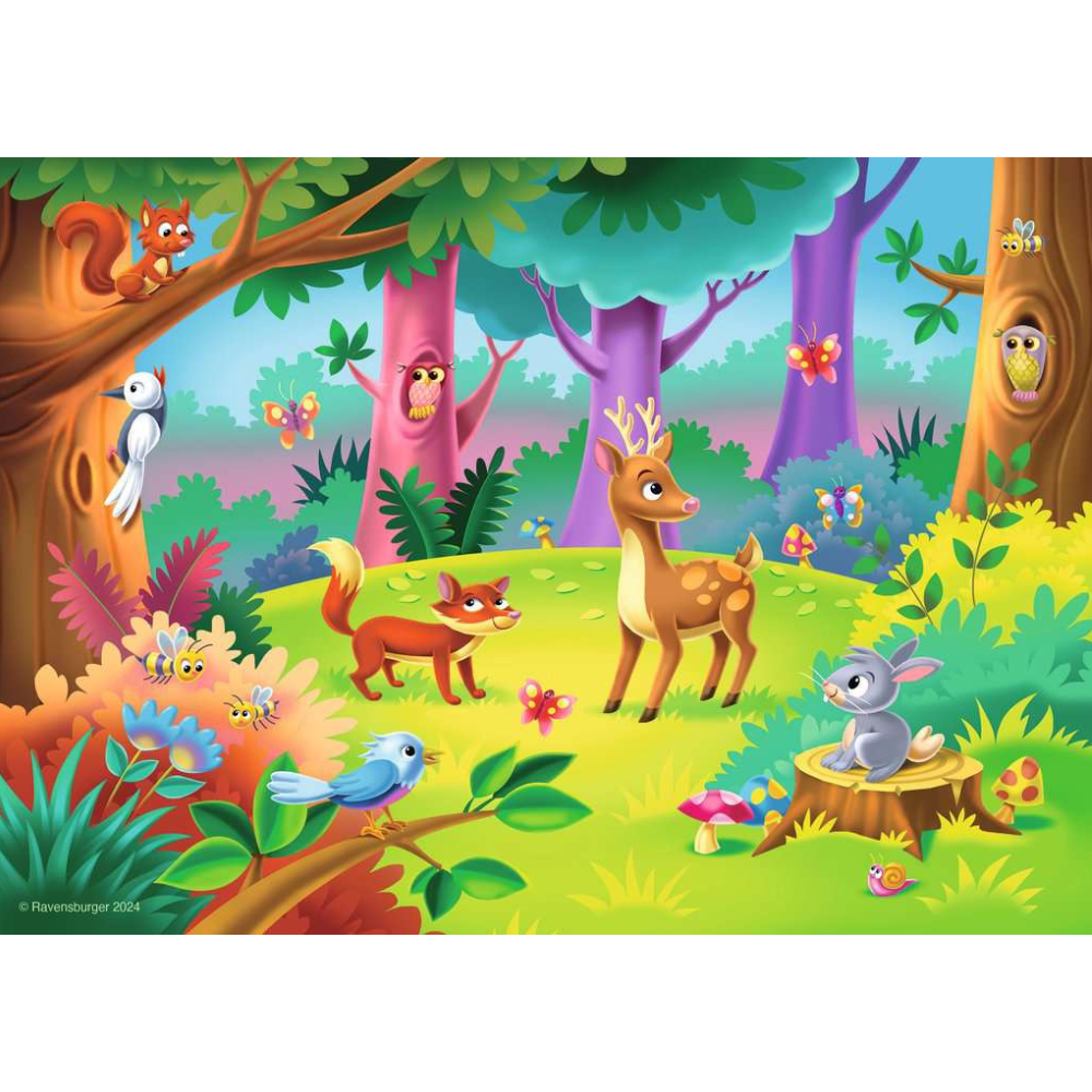 How Many Animals Can You Count?  (4 in a Box)