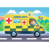 Rescue Vehicles (4 in a Box)