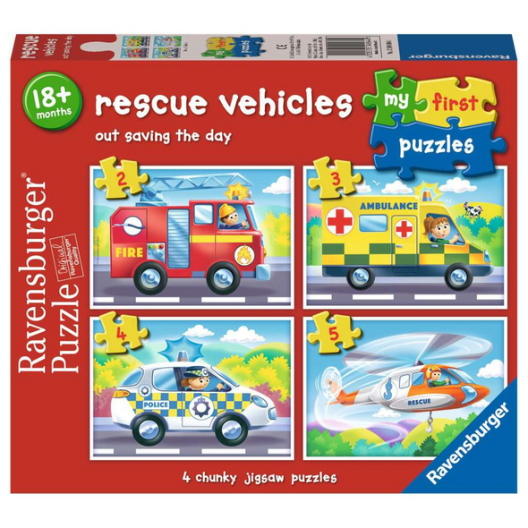 Rescue Vehicles  (4 in a Box)