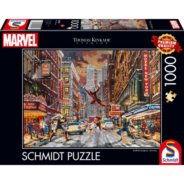 Marvel Deadpool Snow Day (1000 Pieces)