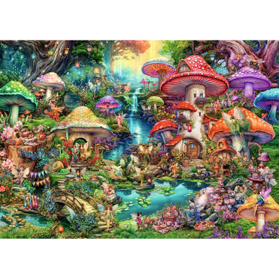 Merry Mushroom Village (1000 Pieces)